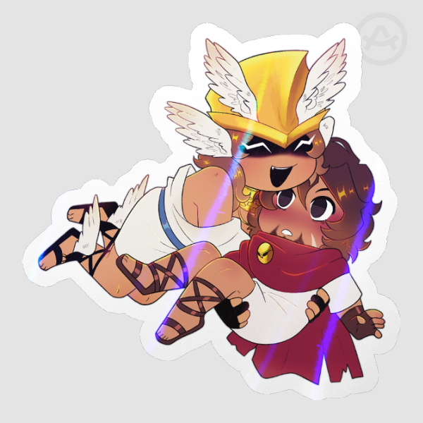 HERMODY CARRY - Holo Die Cut Stickers