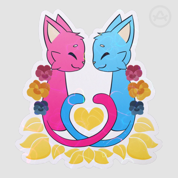 Pride 2026 Pan Cats Sticker