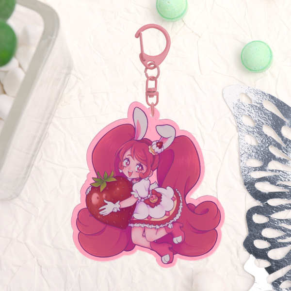 Cure Whip Acrylic Keychain - Fruit ver