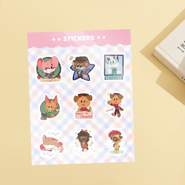 Sweetheart chibis series 1 Stickers Sheet