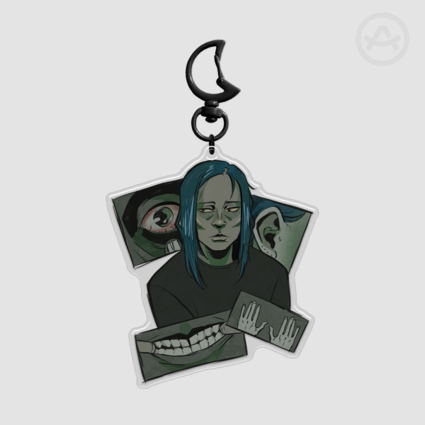 NINAH Widowed Woman Epoxy Keychain