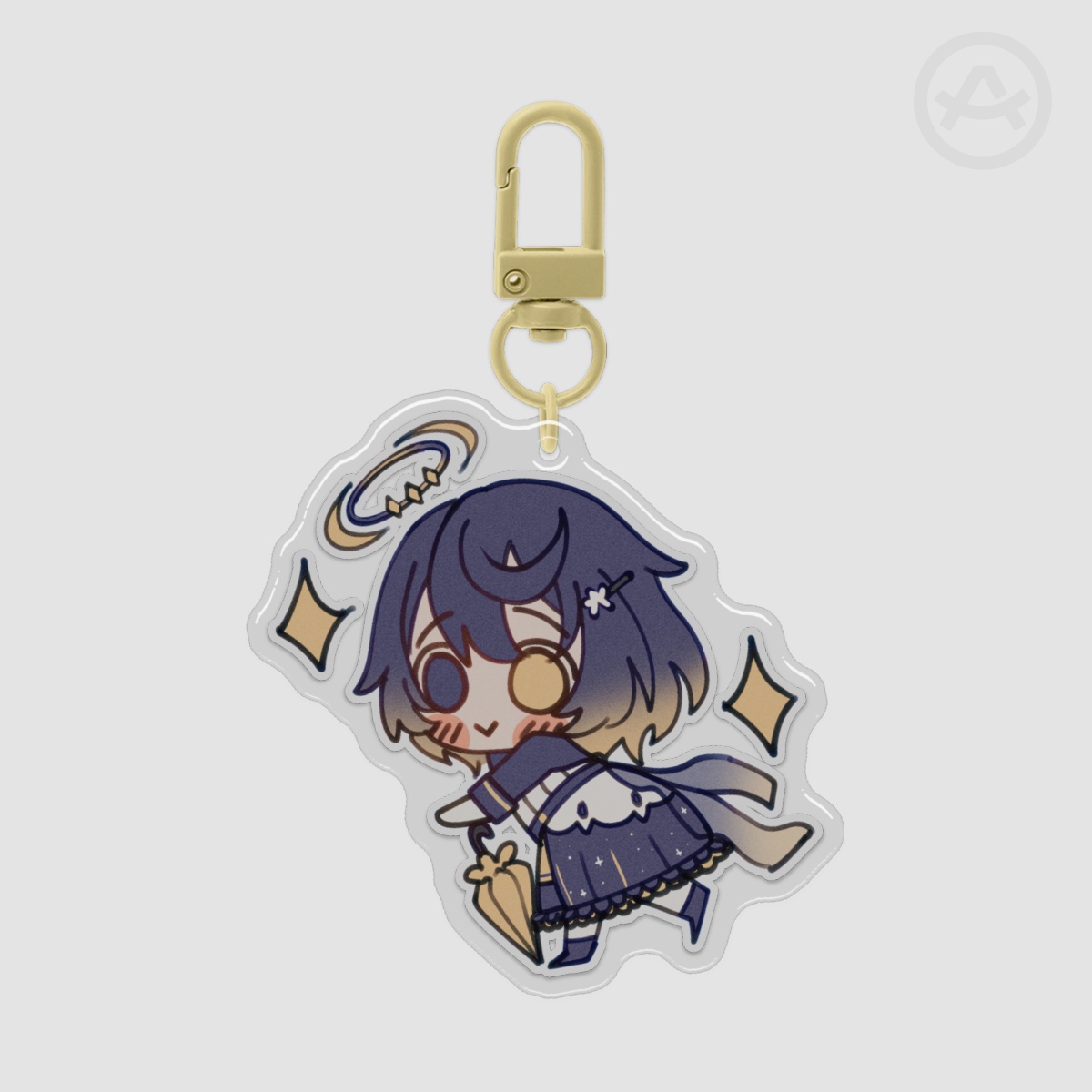 [2.36 inch] Amanogawa - Arri Virtual Doodle Epoxy Keychain