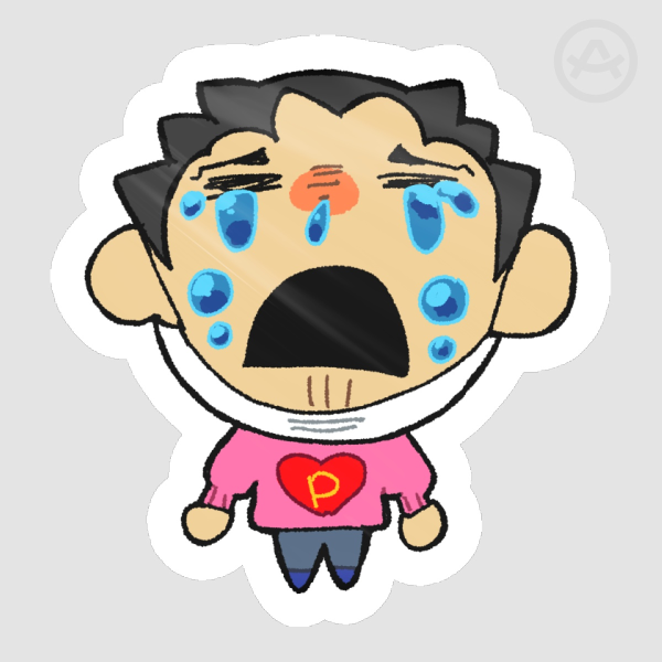Crying Feenie Die Cut Sticker
