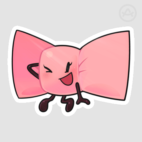 Bow Inanimate Insanity Die Cut Sticker