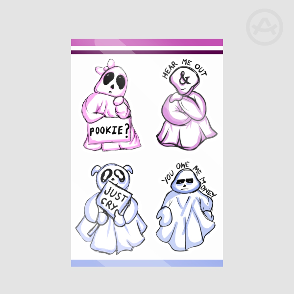 Stickers Sheet design