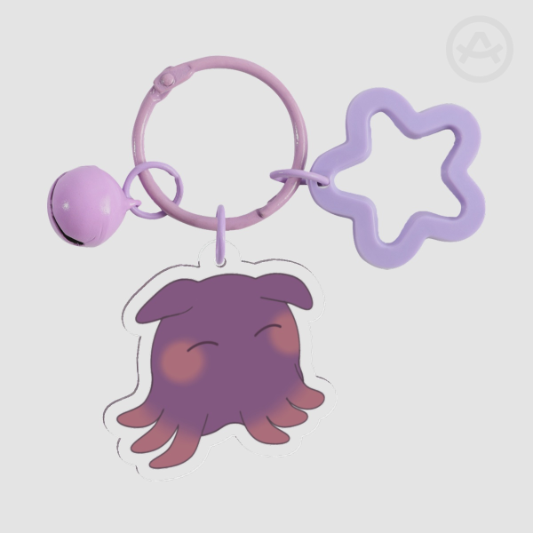 TKDB - Calamari Acrylic Keychain!