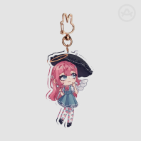 Shoulder Angel Keychain