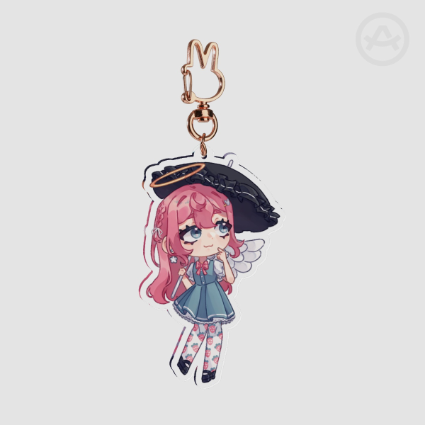 Shoulder Angel Keychain