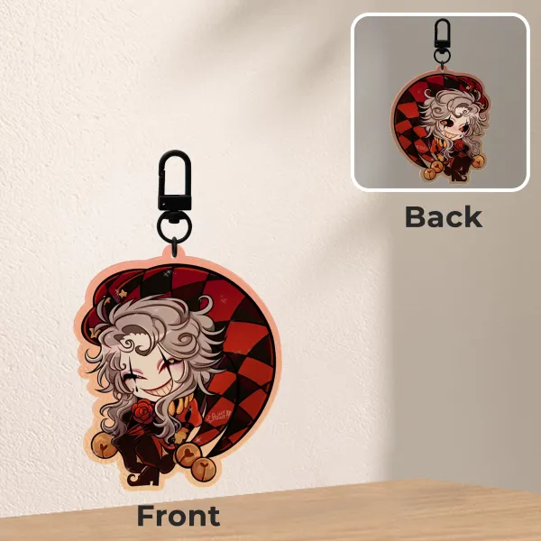Pierrot freak circus keychain!!