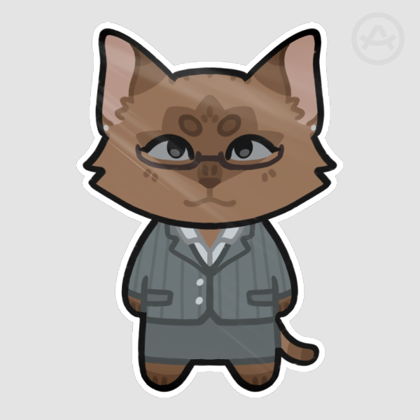 Ingrid Hunnigan Glossy Sticker (RE6)