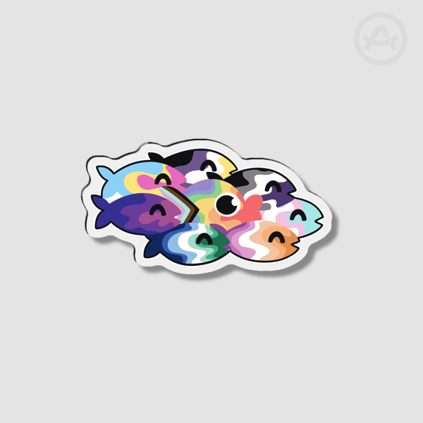 Swim Together Pride Magnet
