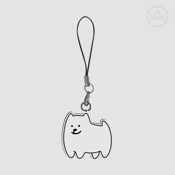 Annoying dog mini phone charm