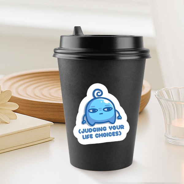 Judging your life choices Sticker Kokoba blob