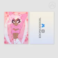 B00b Window Saint Valentine Pearl Photocard