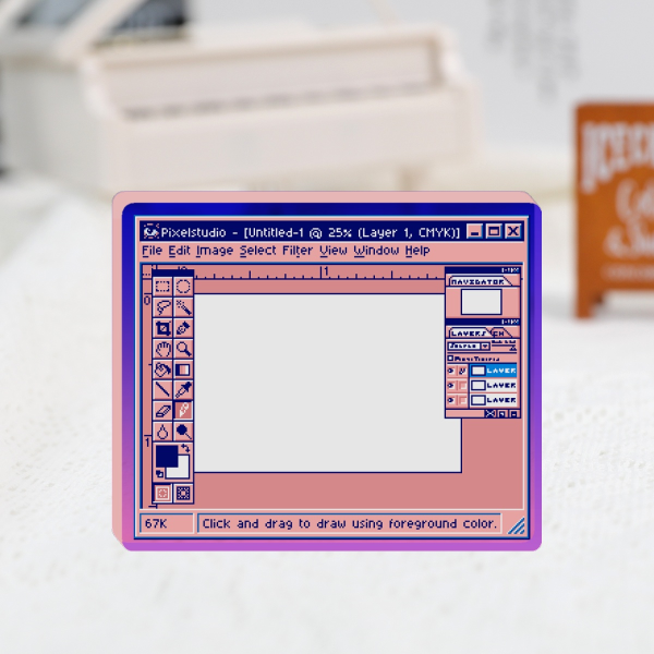 Pixelstudio Thick Acrylic Stand No Base