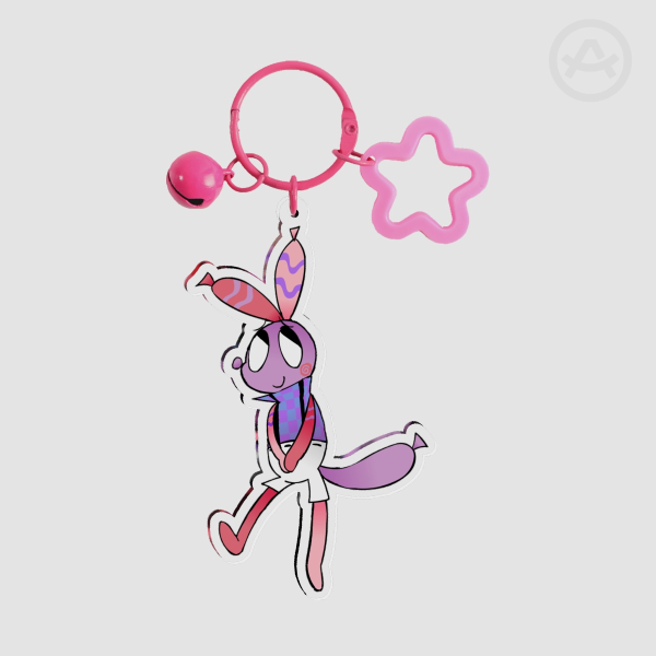 Looey Swirling Mix Up Dandy's World Roblox Acrylic Keychain