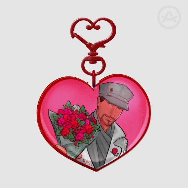 Robert J. MacCready Wedding Fallout 4 Acrylic Keychain (62mm x 52mm)