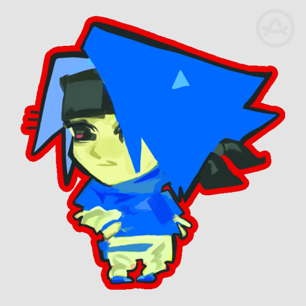 Colored Edge Die Cut Stickers