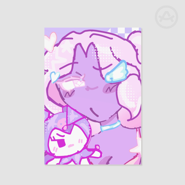 Nebula and Kuromi poster!<3