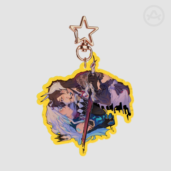 cerysilens ripple keychain