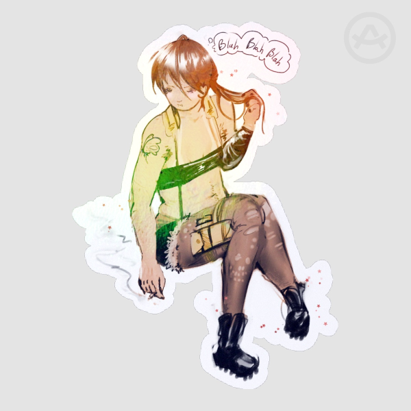 Quiet Sticker