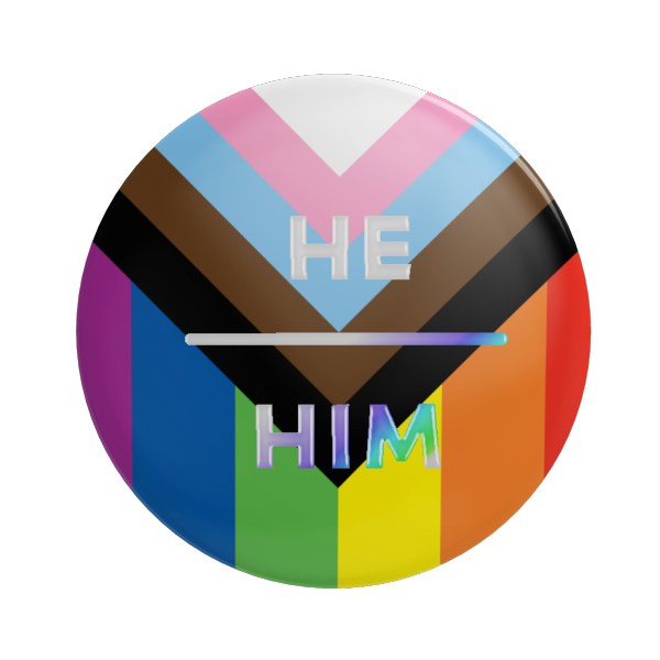 Pride He/Him Pin