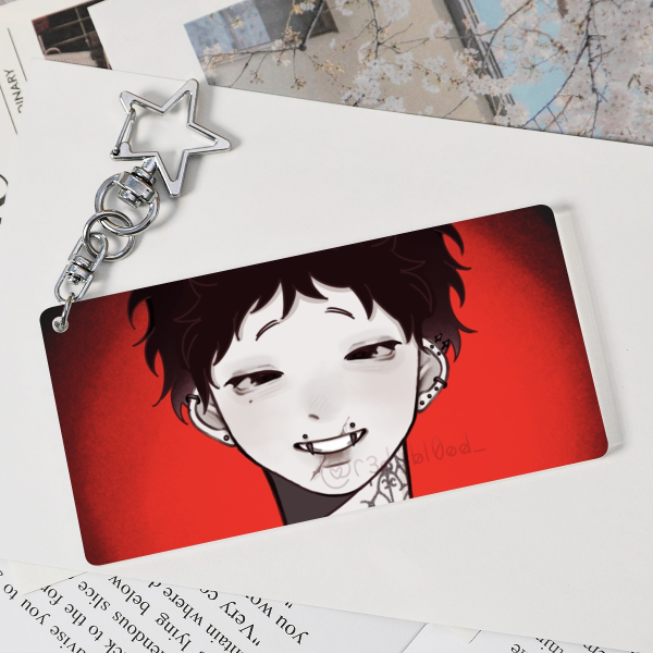 Kaito Acrylic Eyes Pendant - 3.93"x1.97"(100x50mm), ①