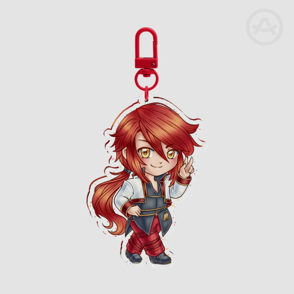 Glitter Acrylic Keychains