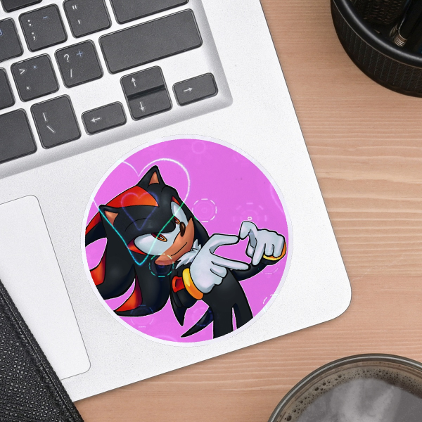 Shadow Die Cut Sticker