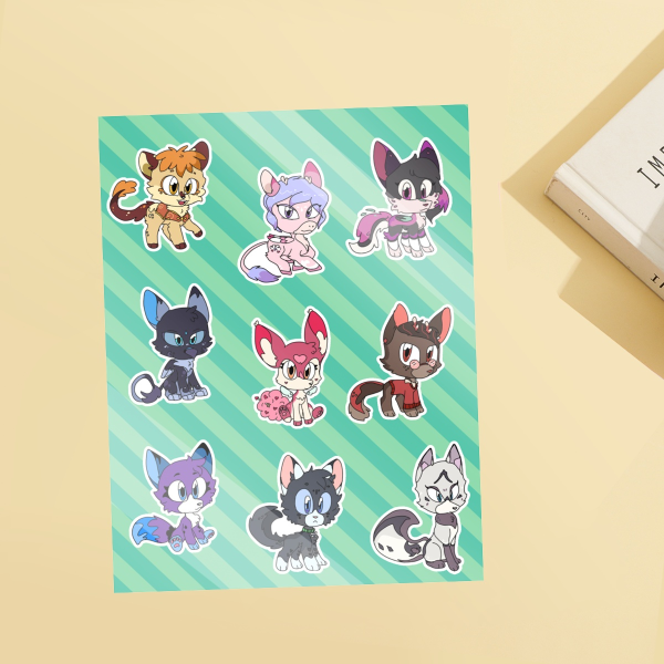 QM Guardians Galore Stickers Sheet
