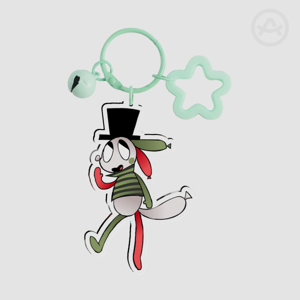 Looey Dapperly Festive Dandy's World Acrylic Keychain