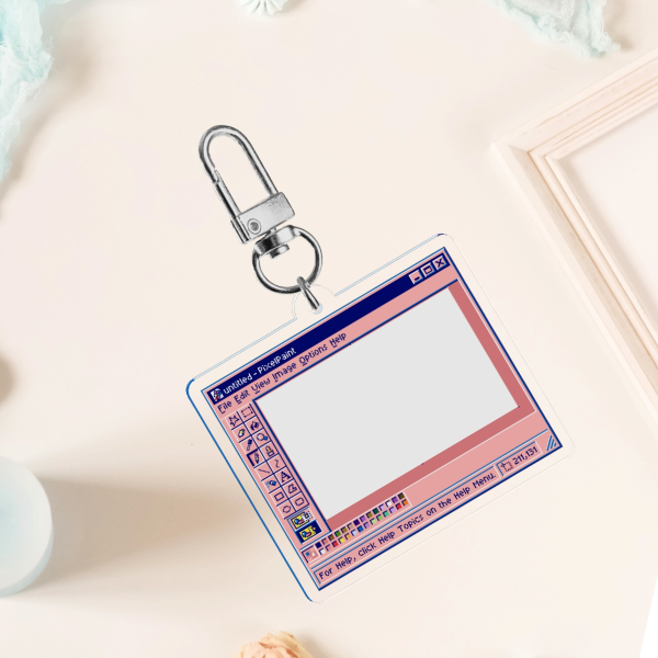 PixelPaint Acrylic Keychain