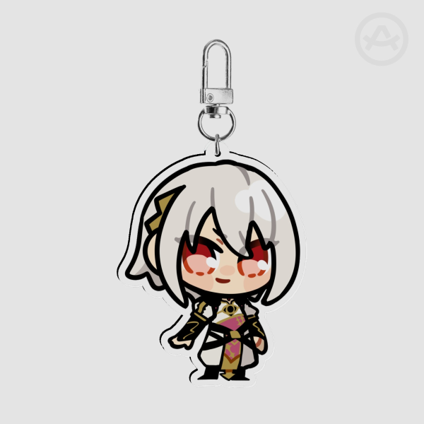Rafal Clear Acrylic Keychain