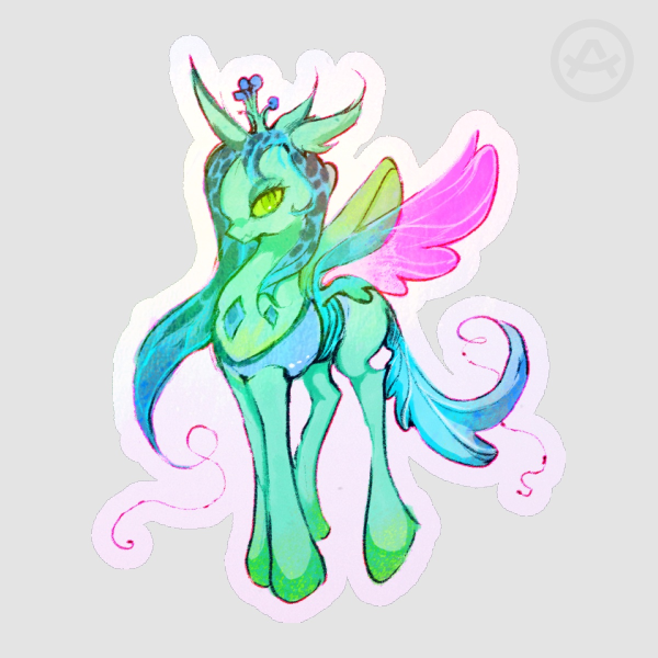 Metamorphosed Chrysalis Sticker