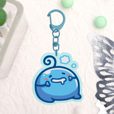 Kokoba Cute Blue Blob Keychain