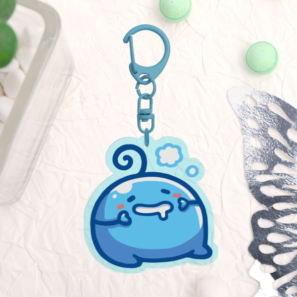 Kokoba Cute Blue Blob Keychain