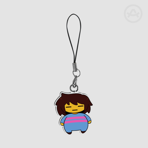 Frisk mini phone charm