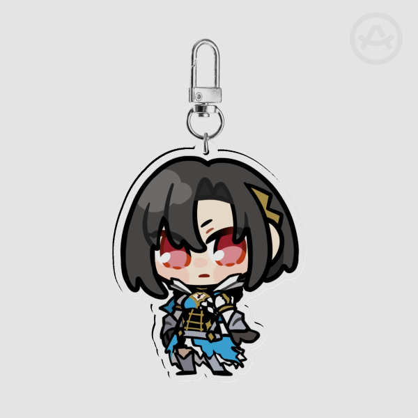 Nel Clear Acrylic Keychain