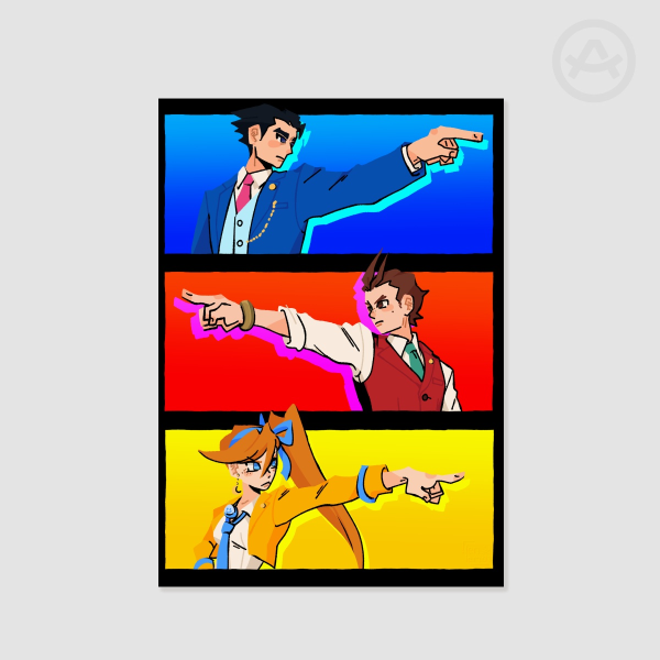 Ace Attorney Objection Print