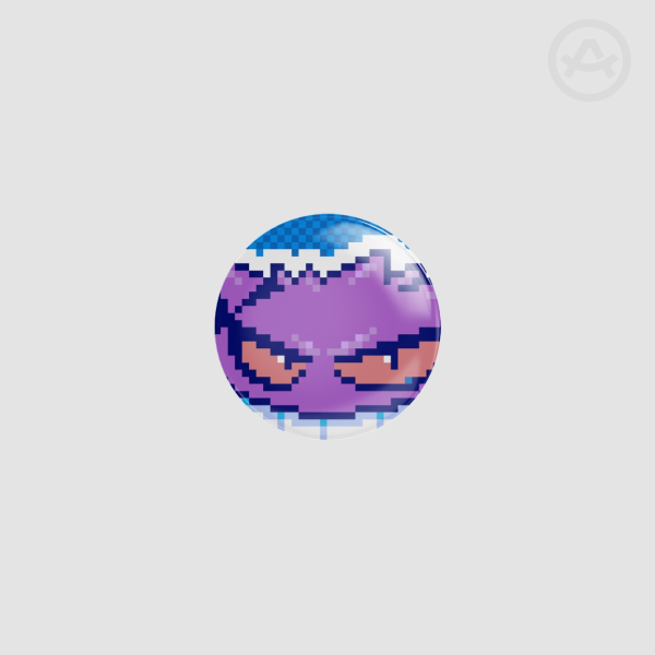 Gengar Button Pin