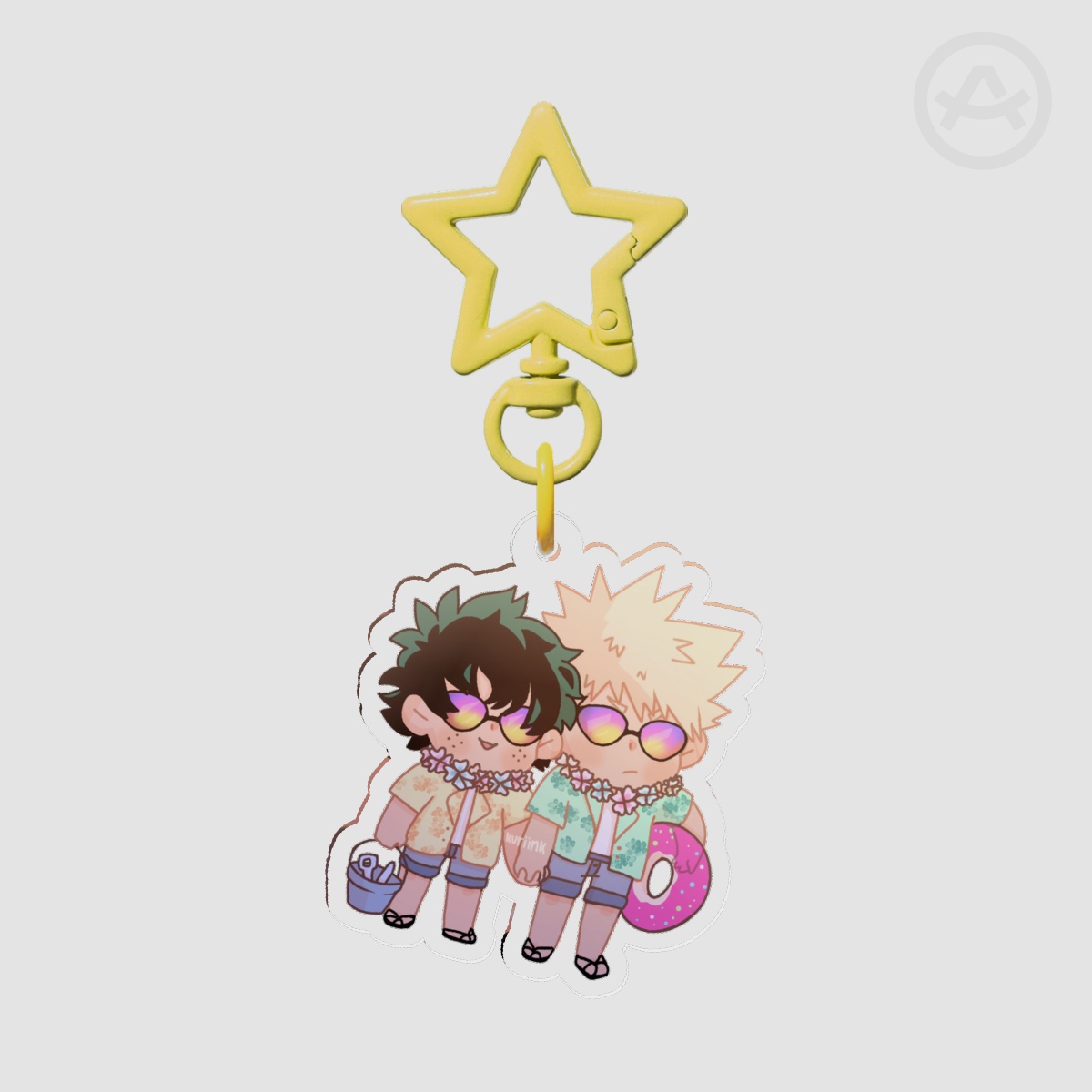 BakuDeku Beach Keychain