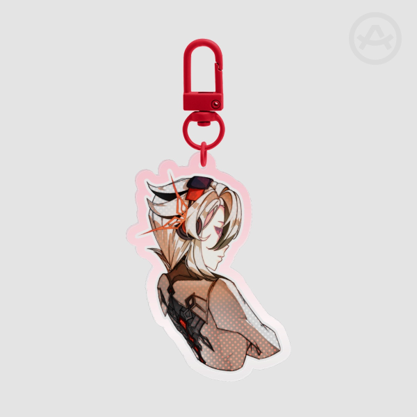 Headphones Series: Arlecchino Clear Acrylic Keychain