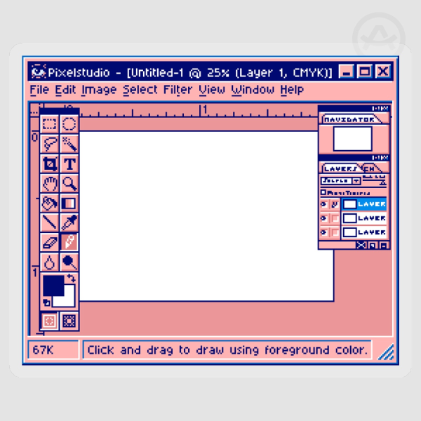 Pixelstudio Sticker