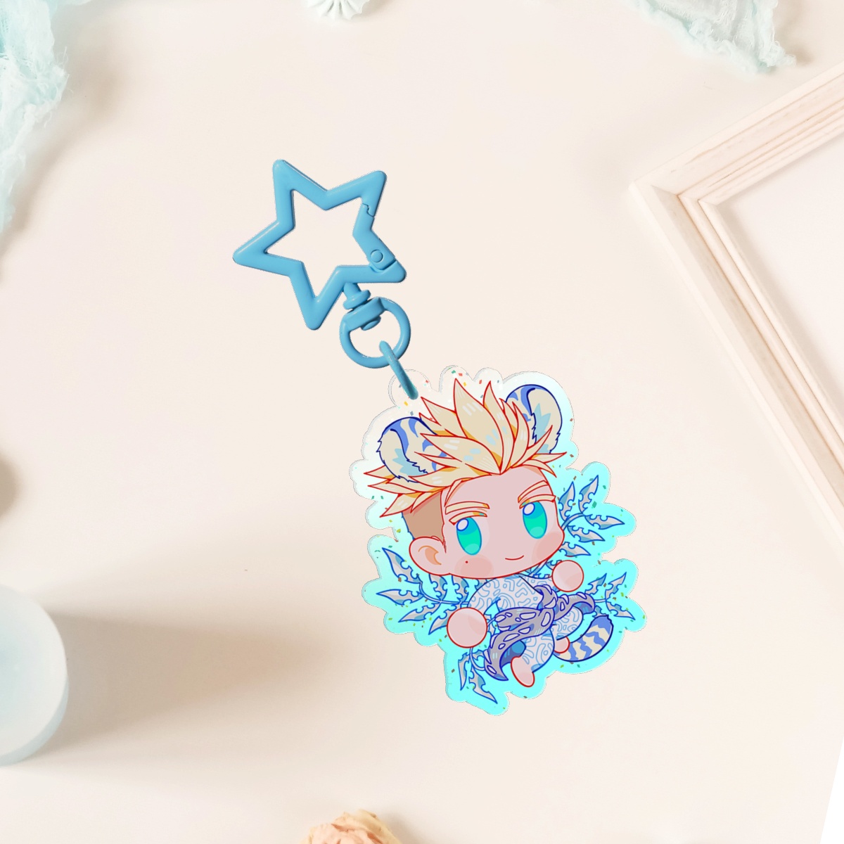 acrylic charm - panther knives