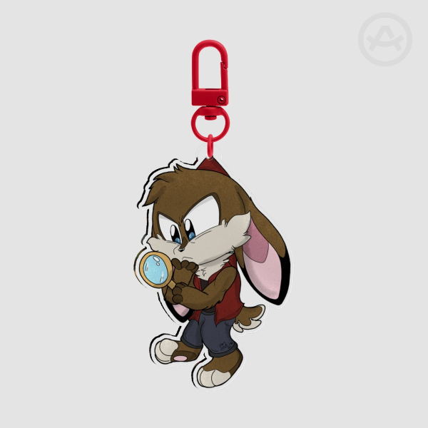 Xavier Jackrabbit Acrylic Keychain
