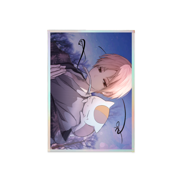 Natsume (Night) | Art Boards with Rainbow-Edged - 4.1"x5.83 "(105x148mm)