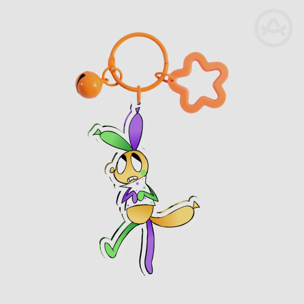 Looey Dandy's World Roblox Acrylic Keychain