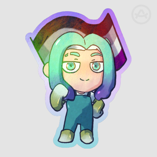 Chelle Ace Pride Sticker