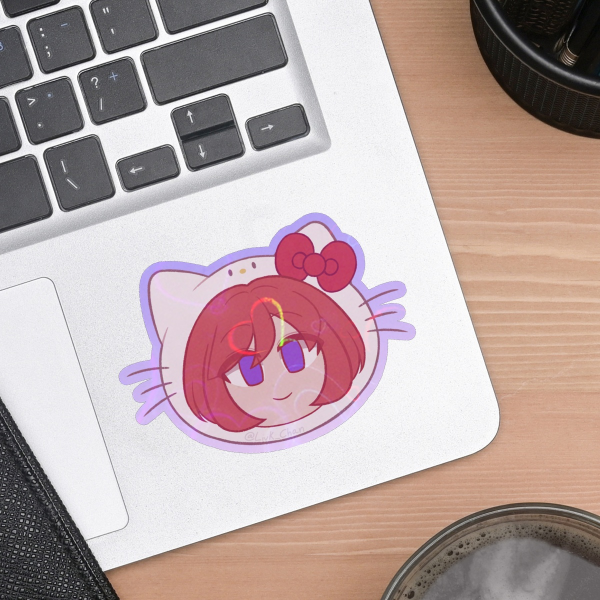 Pc (DoL) Colored Edge Die Cut Stickers