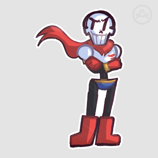[UNDERTALE] Papyrus Glossy Die-Cut Sticker